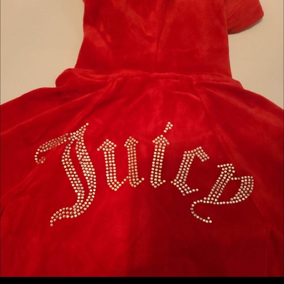 *Last One Juicy Couture Cropped Velour Jacket M - Picture 5 of 7
